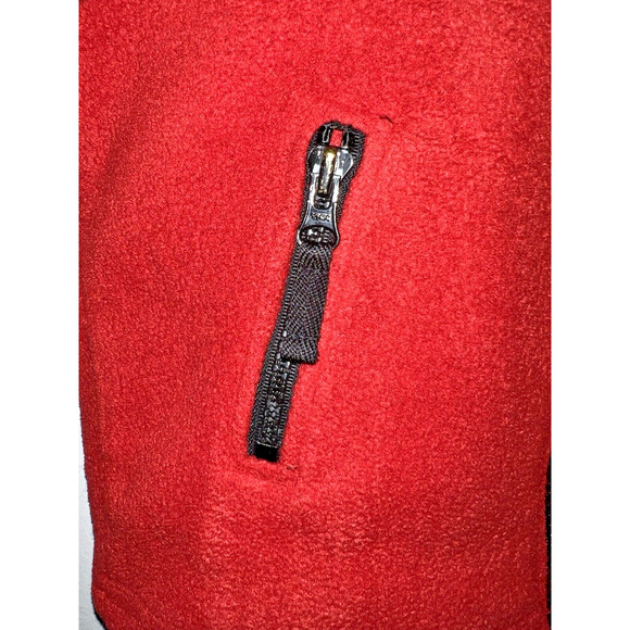 TKS Warm Fleece Vest Zip Up Pockets Extended Zipper Pulls - Red - Toddler Sz 3T - Picture 8 of 11